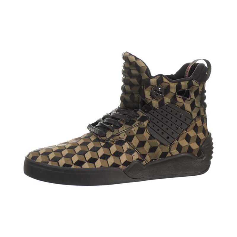 Buty Supra SKYTOP IV - Sneakersy Wysokie Damskie - Zielone (VXBS-43752)